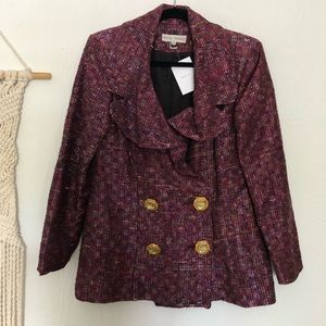 vintage metallic jacket